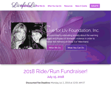 Tablet Screenshot of liveforliv.org